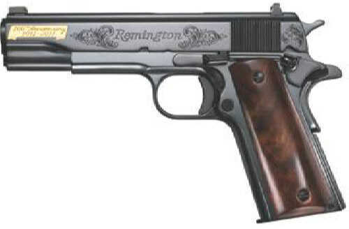 Remington 1911 R1 Centennial Limited Edition 45 ACP 5" Barrel 7 Rounds Walnut Grips Blue Finish Semi Automatic Pistol